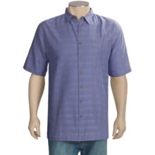 10,000 Feet Above Sea Level Dobby Shirt - Short Sleeve (For Men) in Blue - Closeouts