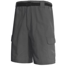 10,000 Feet Above Sea Level Nylon Shorts - UPF 40+, Belt (For Men) in Gunmetal - Closeouts