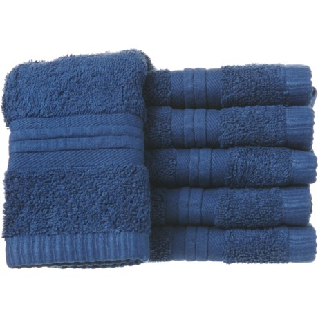 Organic 100% Organic Cotton Washcloths - 6-Pack, 13x13? - INSIGNIA BLUE ( )