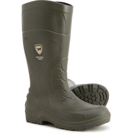Irish Setter 17? Ironton Work Boots - Waterproof, Composite Safety Toe, Factory 2nds (For Men) - GREEN (15 )