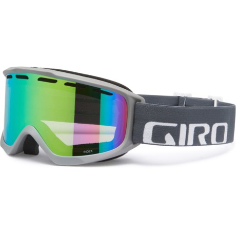 UPC 768686062988 product image for 18 Index Over-the-Glasses Ski Goggles (For Men) - TITANIUM/GREEN ( ) | upcitemdb.com