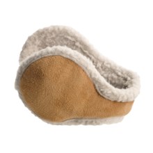 180s Metro Ear Warmers - Faux Suede, Insulated (For Women) in Palomino - Closeouts