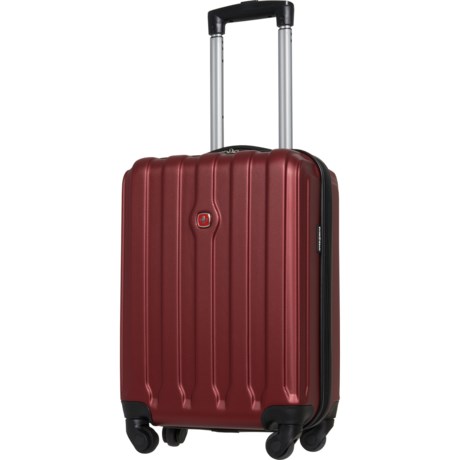 Swiss Gear 21.25? Metropolis Carry-On Spinner Suitcase - Hardside, Burgundy - BURGANDY ( )