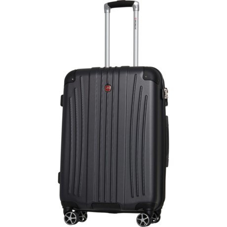 Swiss Gear 25.5? St. Moritz 3 Spinner Suitcase - Hardside, Expandable, Charcoal - CHARCOAL ( )