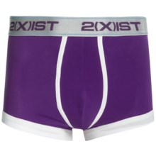 2(x)ist Colour No-Show Trunks - Underwear (For Men) in Acai - Closeouts