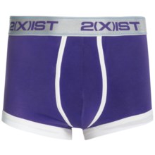 2(x)ist Colour No-Show Trunks - Underwear (For Men) in Deep Purple - Closeouts
