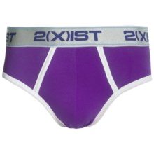 2(x)ist Essential Colour Contour Pouch Briefs - Underwear (For Men) in Acai - Closeouts