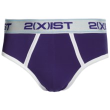 2(x)ist Essential Colour Contour Pouch Briefs - Underwear (For Men) in Deep Purple - Closeouts