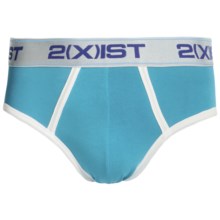 2(x)ist Essential Colour Contour Pouch Briefs - Underwear (For Men) in Lake - Closeouts