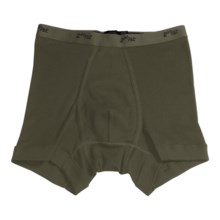 2(x)ist Fine Cotton Boxer Brief (For Men) in Green - Closeouts