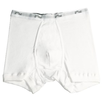 2(x)ist Fine Cotton Boxer Brief (For Men) in White