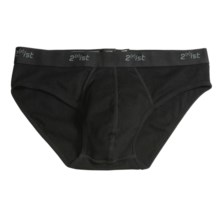 2(x)Ist No Show Brief (For Men) in Black - Closeouts