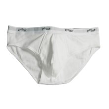 2(x)Ist No Show Brief (For Men) in White - Closeouts