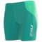 2XU Comp Tri Shorts (For Women) in Bright Emerald/Aquamarine
