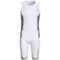2XU Long Distance Tri Suit (For Men) in White/Steel