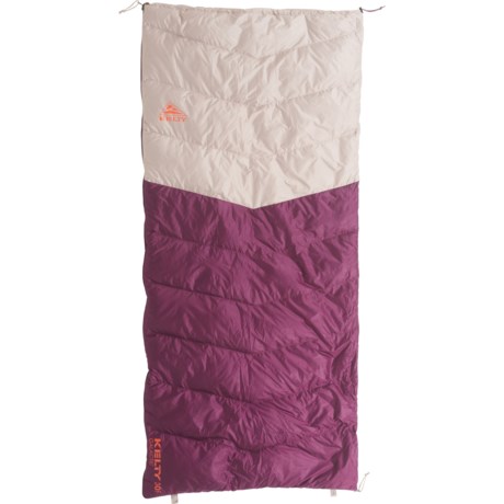 Kelty 30&#176;F Galactic Down Sleeping Bag - 550 Fill Power, Rectangular (For Women) - PURPLE ( )