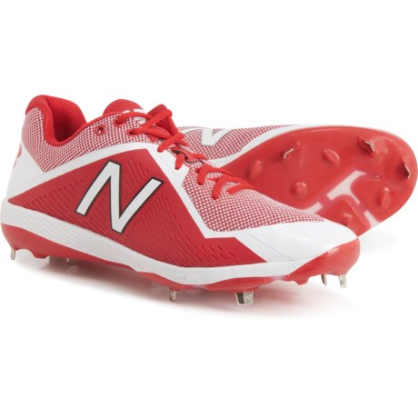 New Balance 4040 Baseball Cleats - Metal Cleats (For Men) - RED (16 )