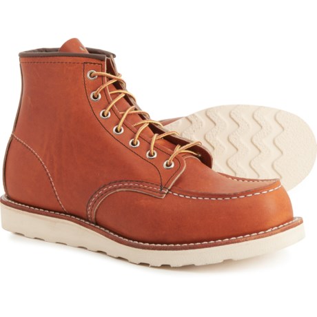 Red Wing 6? Classic Moc-Toe Work Boots - Leather, Factory 2nds (For Men) - ORO LEGACY (13D )