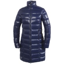66° North Laugavegur Long Down Coat - 550 Fill Power (For Women) in Blue - Closeouts