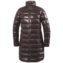 66° North Laugavegur Long Down Coat - 550 Fill Power (For Women) in Dark Brown - Closeouts