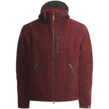 66° North Vindur Jacket with Hood (For Men) in Heathered Red - Closeouts