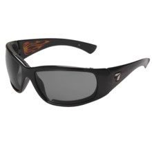 7Eye Taku Sunglasses - Polarized in Fireball Black/Grey - Closeouts