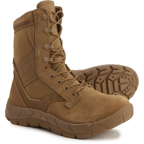 Carolina Shoe 8? Corcoran Combat Boots - Suede (For Men) - COYOTE (7 )