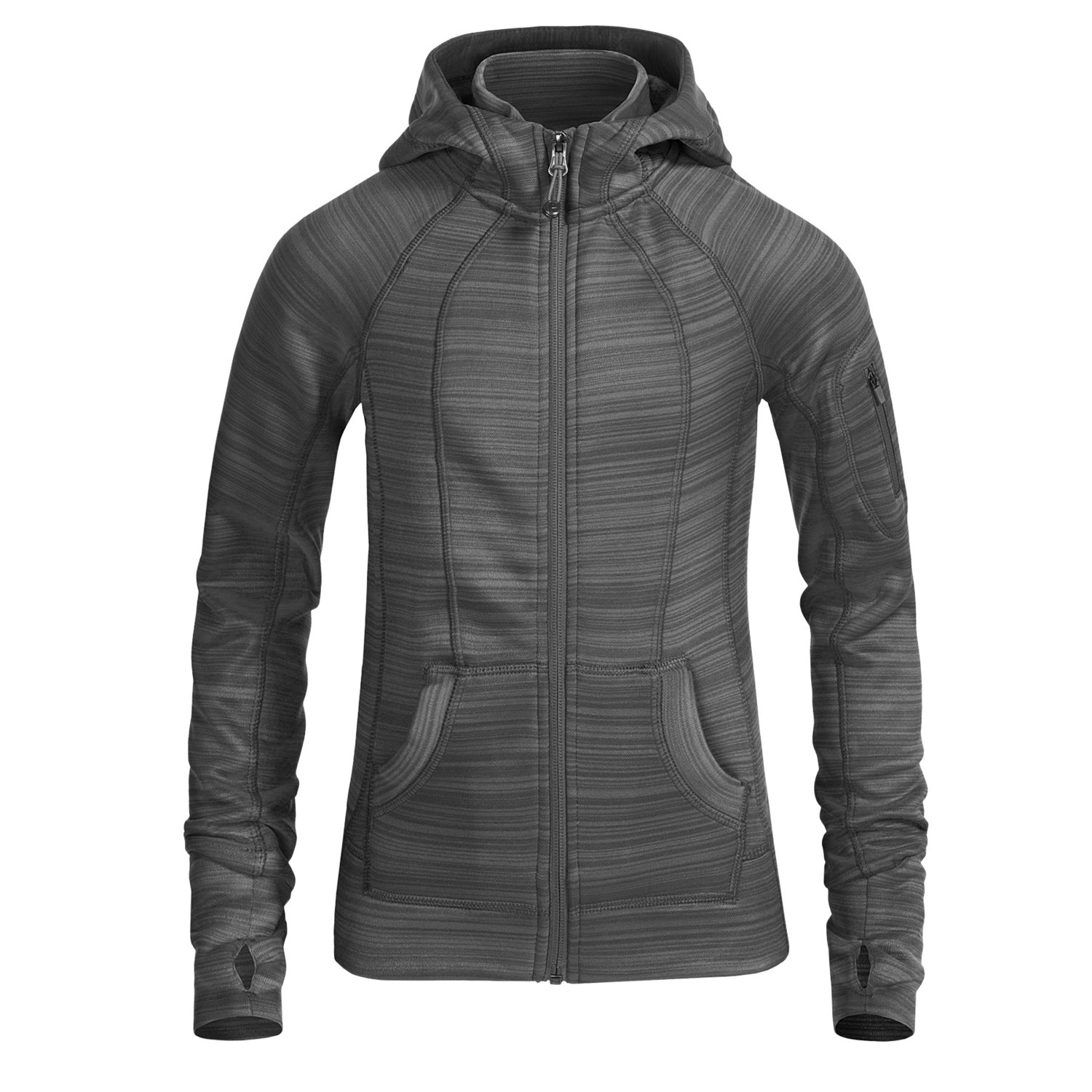 90 Degree by Reflex Fleece Stripe Jacket (For Big Girls)