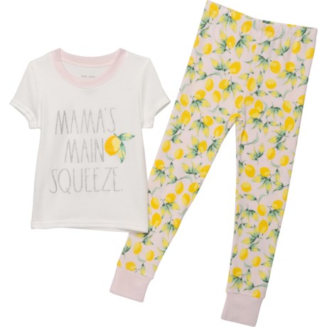 Rae Dunn ?Mama?s Main Squeeze? Basic Snug-Fit Pajamas - Short Sleeve (For Little Girls) - MAMAS MAIN SQUEEZE (4T )
