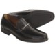 A. Testoni Leather-Stitched Loafer Shoes - Moc Toe (For Men)