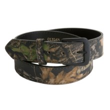 AA&E Leathercraft Camo Belt - Cowhide (For Men) in Mossy Oak New Break-Up - Closeouts