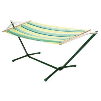 Metal Hammock Stand on Abo Gear Oolaroo Portable Hammock With Stand In Green Stripe