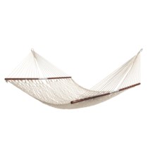 ABO Gear Stowaway Hammock - Collapsible, Cotton Rope in Natural - Closeouts