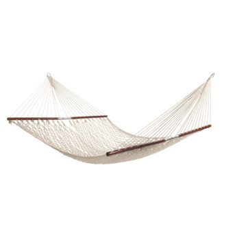 ABO Gear Stowaway Hammock - Collapsible, Cotton Rope in Natural