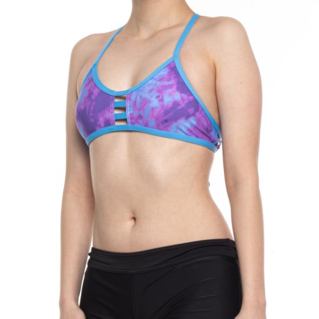 TYR Acid Wash Cove Bikini Top - UPF 50+ (For Women) - BLUE/PURPLE (S )