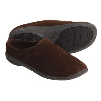Acorn Ava Slippers - Fleece Lining (For Women) in Chocolate