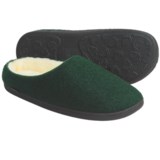 Acorn Boiled Wool Mule Slippers (For Men)