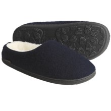 Acorn Boiled Wool Mule Slippers (For Men) in Navy - Closeouts