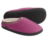 Acorn Boiled Wool Mule Slippers (For Women)