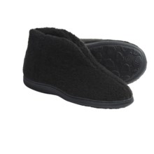 Acorn Cozy Bootie Slippers (For Women) in Black - Closeouts