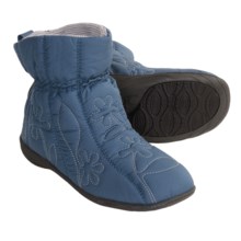 Acorn Ergo Booties - Insulated (For Women) in Dusty Blue - Closeouts