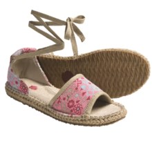 Acorn Espie Tie Sandals (For Women) in Poppy Print - Closeouts