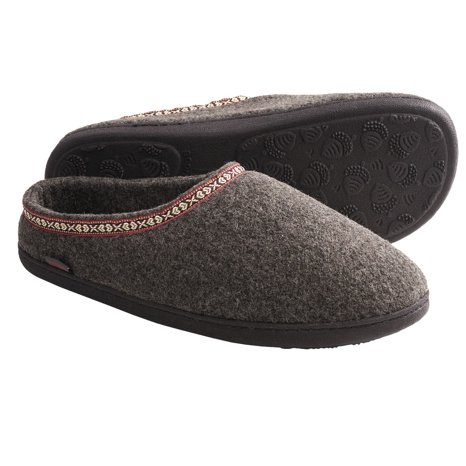 fleece Charcoal Fleece for Highlander Acorn  Slippers slippers lined in men  Men) (For Lined