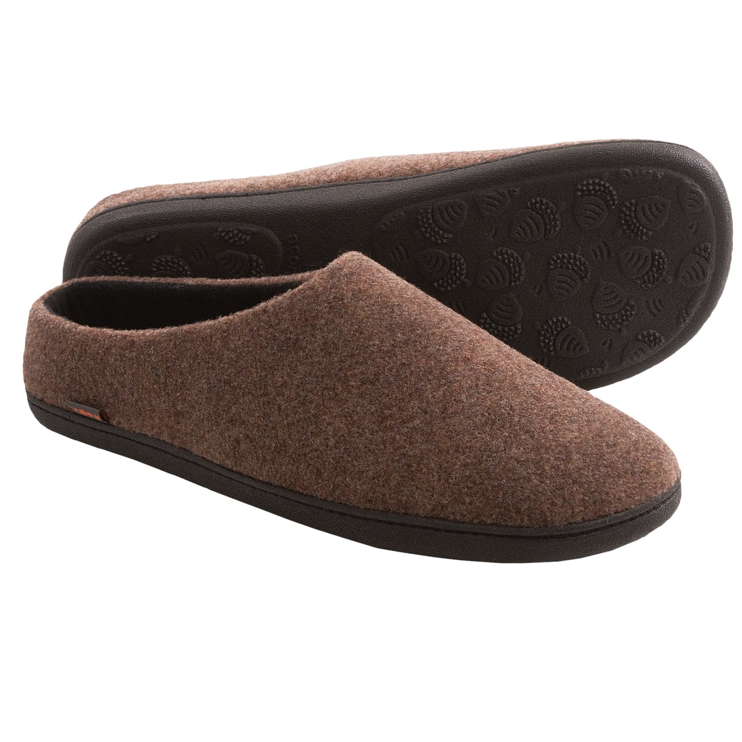 Lined Malt wool lined Slippers  for Highlander in  Men) slippers Acorn men  Fleece (For Heather