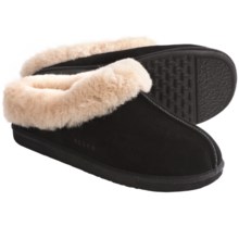 black sheepskin slippers ladies