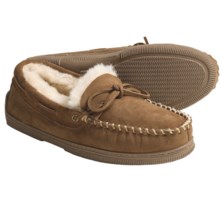 Acorn Lo Moc Slippers - Sheepskin (For Men) in Walnut - Closeouts