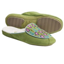Acorn Mara Scuff Slippers - Nubuck (For Women) in Sprout - Closeouts