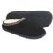 Acorn Mule Slippers - Boiled Wool (For Men) in Black