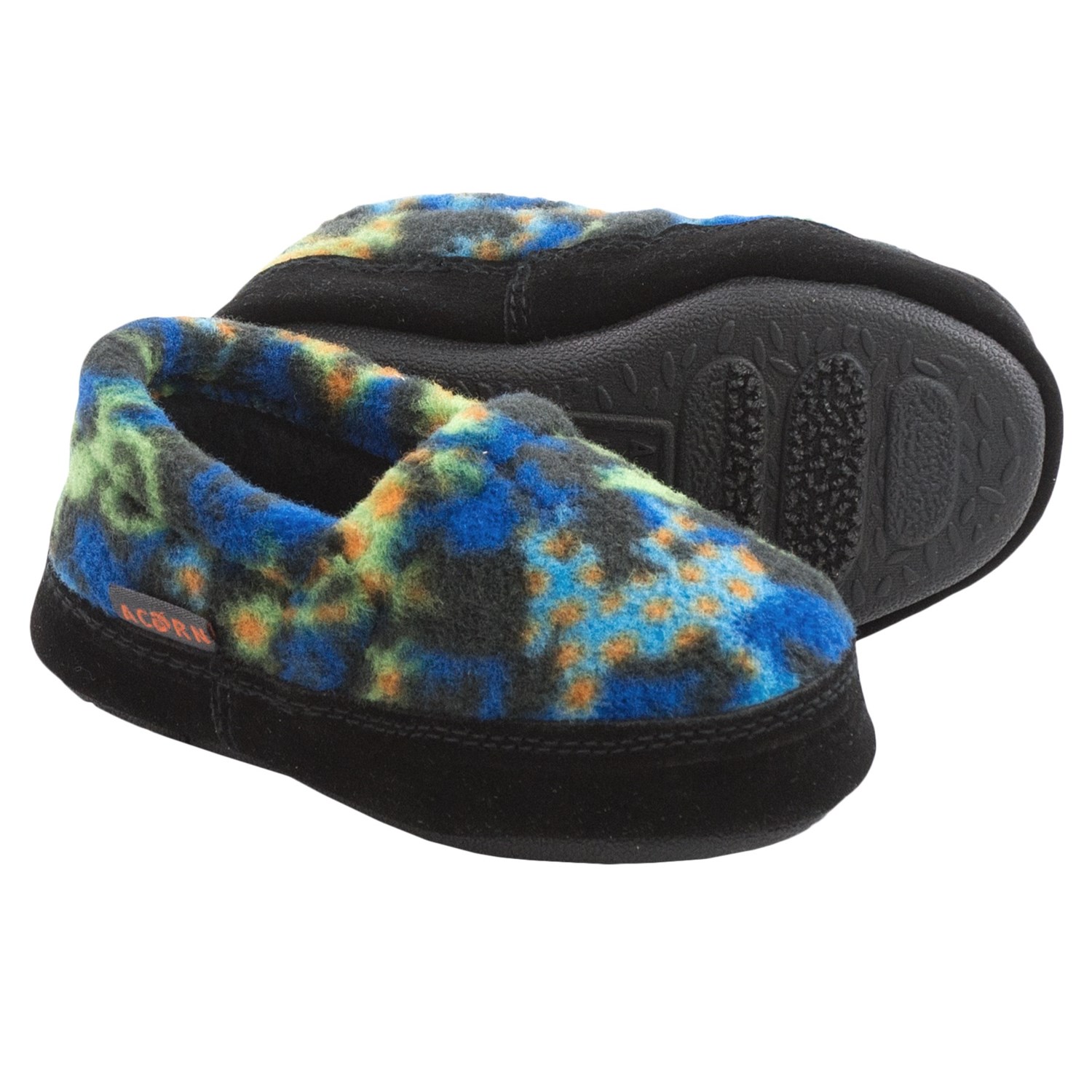 for   (For Slippers  Boys slippers Acorn Lizard in and Girls) Leaping Polar Fleece girls