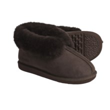 Acorn Ram Island Slippers - Sheepskin (For Women) in Chocolate - Closeouts